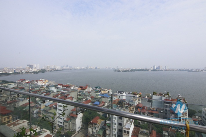 High floor lake view two bedrooms apartment in Golden Westlake, Tay Ho, Ha Noi